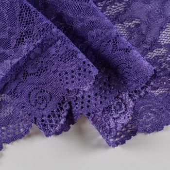Кружево эластичное 170 мм Ф01-0017 сине-фиолетовый
