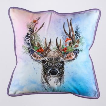 Наволочка принт декоративная на молнии 48х48 см 521925 