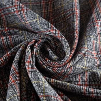 Твид 052-05370 серый меланжевый