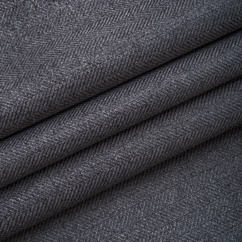 Ткань портьерная эко твид H-300 см 05-02-15438 темно-серый