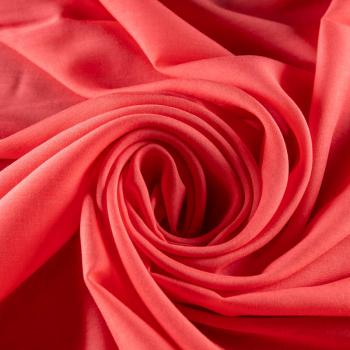 Штапель К33-623 col.9 коралловый однотонный