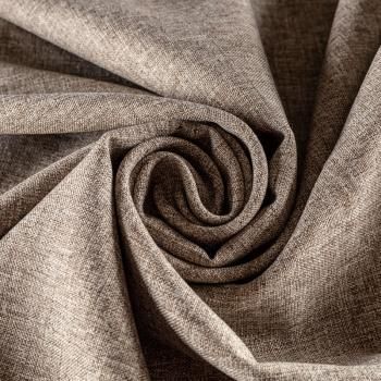 Ткань портьерная лен h-280 см 05-02-00243 хаки меланж