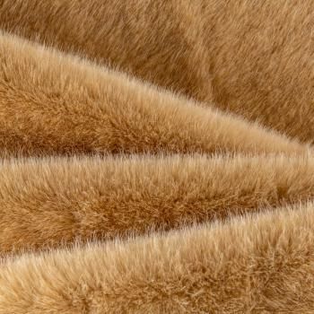 Мех искусственный К36-256 кэмел однотонный