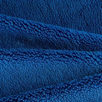 Мех искусственный К30-151 синий однотонный