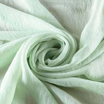 Креп-шифон жатка 027-09801 салатовый однотонный