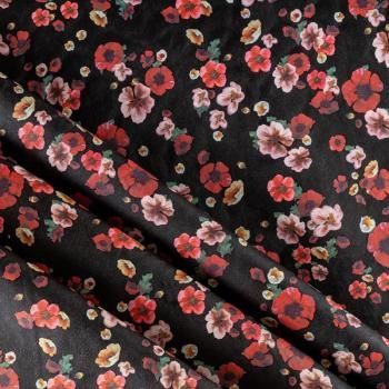 Экокожа К09-077 черный принтованный