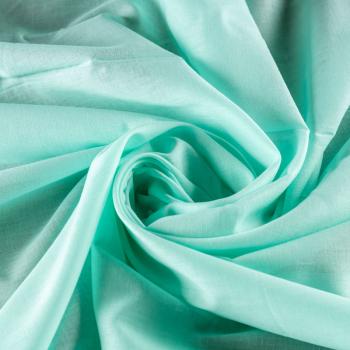 Хлопок-вуаль К28-382 светлый аквамарин однотонный