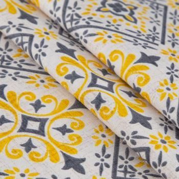 Ткань с водо- и грязеотталкивающей пропиткой 22-02-20711 белый принтованный