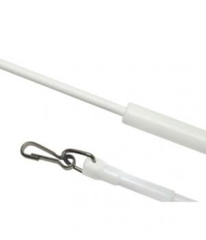 Поводок для штор (штороводитель) металл 75 см 63.50.10.075 белый