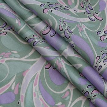 Штапель 069-17430 шалфейный принтованный