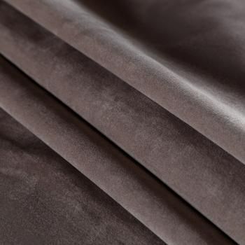 Ткань мебельная микровелюр 22-02-08974 кофейный однотонный