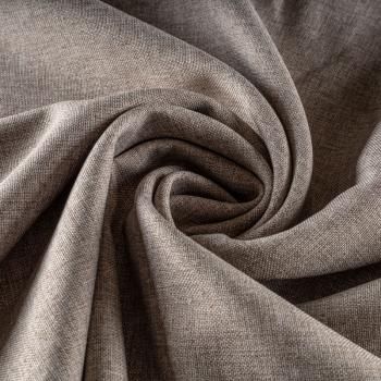 Ткань портьерная лен h-285 см 05-02-00247 песочный меланж