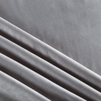 Замша искусственная 018-05645 серый однотонный