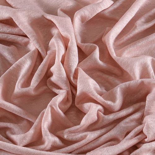 Трикотаж 056-11934 пудровый однотонный