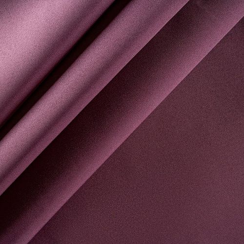 Ткань портьерная сатин h-305 см 16-02-00542 виноградный однотонный