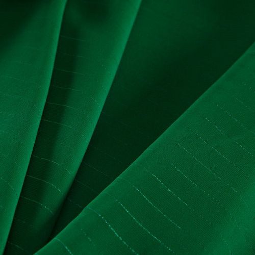 Креп-шифон с люрексом 027-16121 зеленый
