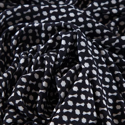 Трикотаж масло 056-12399 черный принтованный