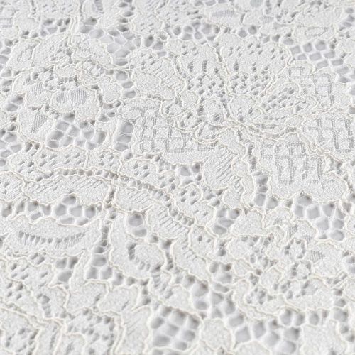 Гипюр К33-513 белый однотонный