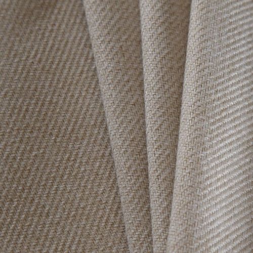 Ткань мебельная рогожка 22-02-14485 молочно-бежевый меланж