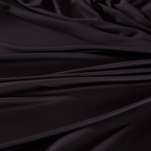 Трикотаж-джерси 056-16372 шоколадный однотонный