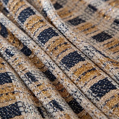 Твид Gucci 052-19608 черный/бежевый