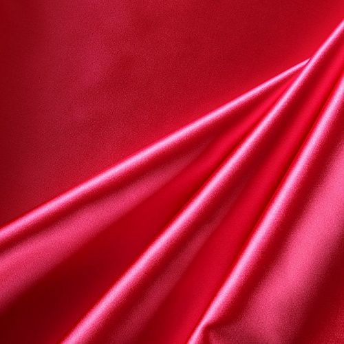 Атлас ватуссо 001-04482 малиновый однотонный