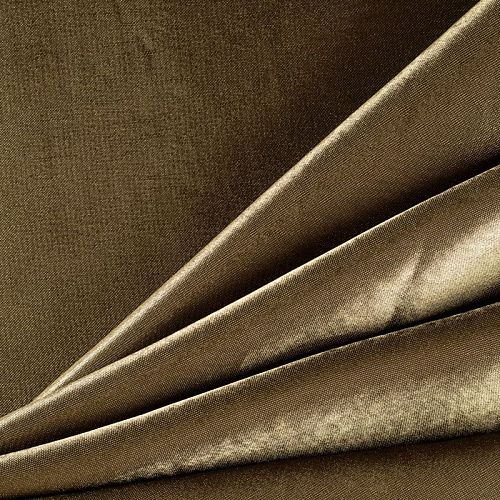 Креп-сатин К33-920 хаки однотонный