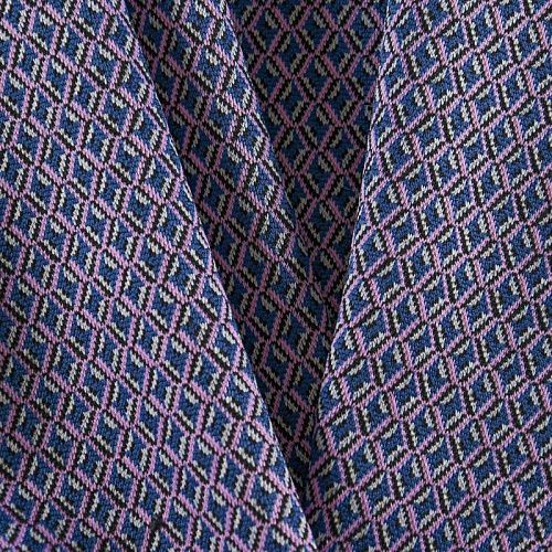 Трикотаж жаккардовый 056-12026 синий