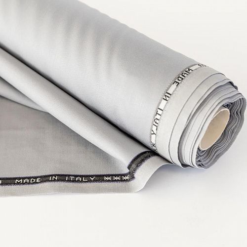 Ткань костюмная К36-143 светло-серый однотонный