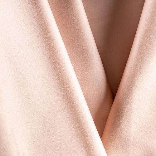 Сатин-коттон К33-340 пастельно-розовый однотонный