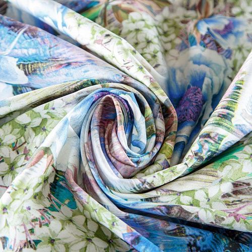 Джинс 015-07878 белый принтованный