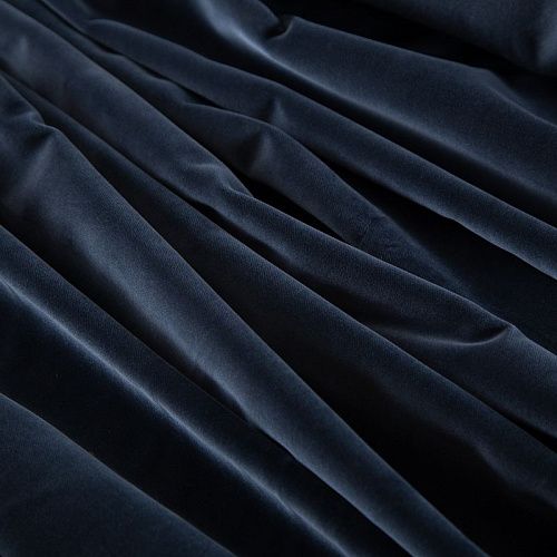 Бархат хлопковый 002-16791 графит однотонный