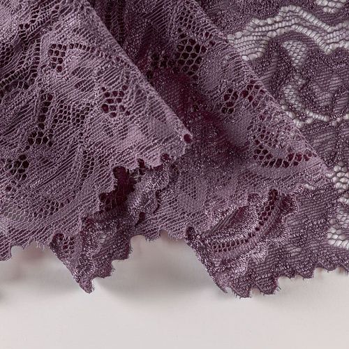 Кружево эластичное 110 мм Ф01-0124 аметистовый