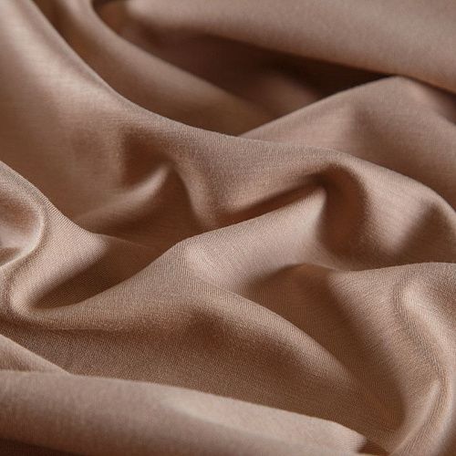 Трикотаж 056-15583 бежевый однотонный