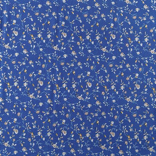Вискоза "Лоренцо" 036-08359 синий принтованный