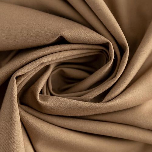 Ткань костюмная К33-448 холодный бежевый однотонный