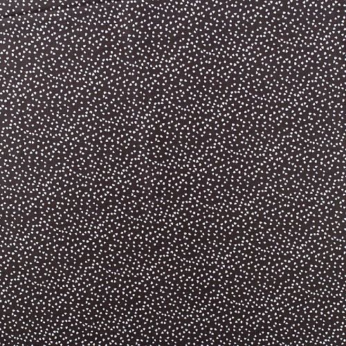 Штапель 069-00993 черный принтованный