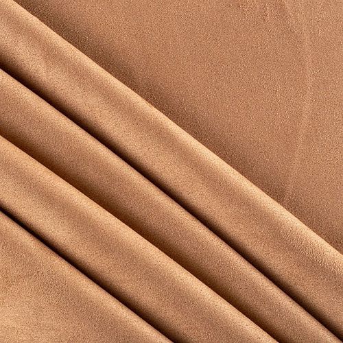 Замша искусственная 018-01931 кэмел однотонный