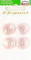 Пуговицы ELEGANT 18 мм пластик 4 шт 14238-18-AG/03/4 розовый