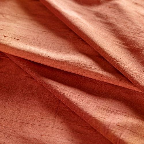 Дикий шелк 016-04832 пряный оранжевый однотонный