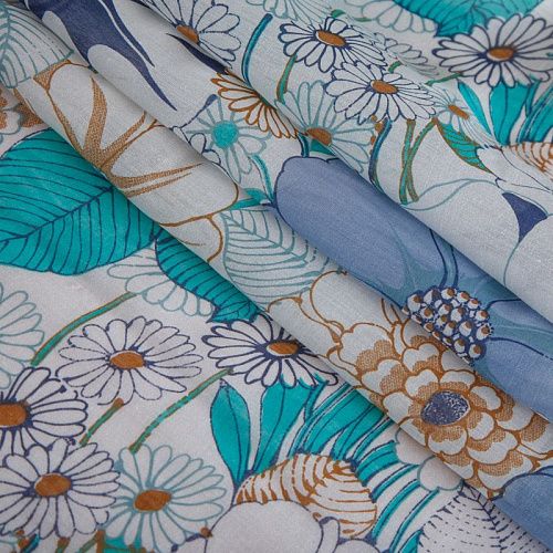 Тенсел 053-16554 белый принтованный