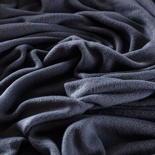 Флис 061-09174 серый однотонный