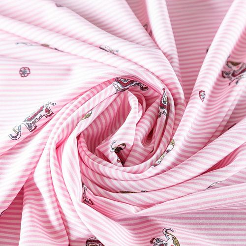 Вискоза "Лоренцо" 036-08066 белый принтованный