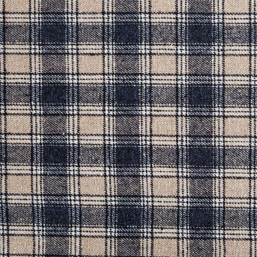 Твид 052-05368 бежево-синий