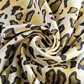 Шерсть плательная 066-02260 песочный принтованный