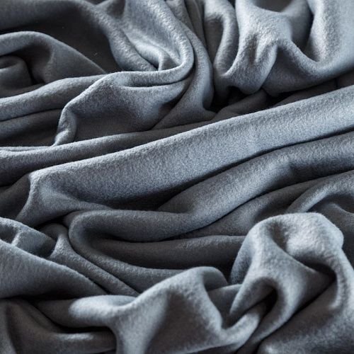 Флис 061-09172 светло-серый однотонный