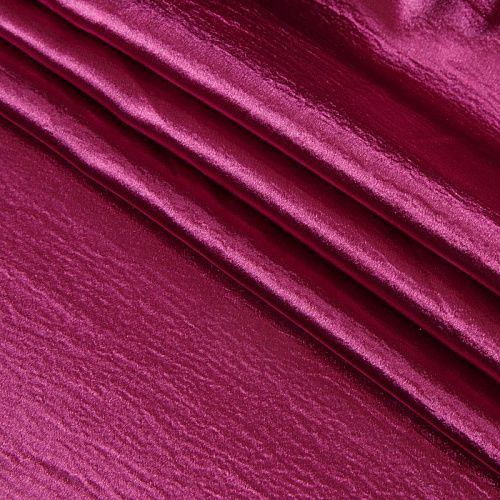 Креп-сатин крэш 001-13654 фуксия однотонный