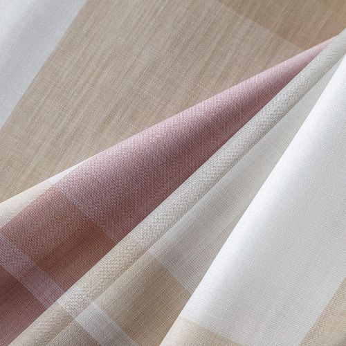 Тюль лен Т477-01-09 белый принтованный