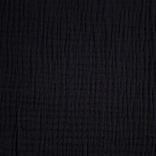 Муслин 071-17482 черный однотонный