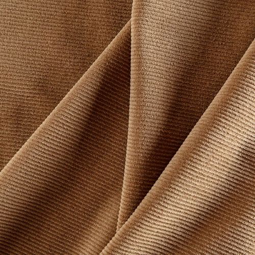 Вельвет 008-05769 коричневый однотонный